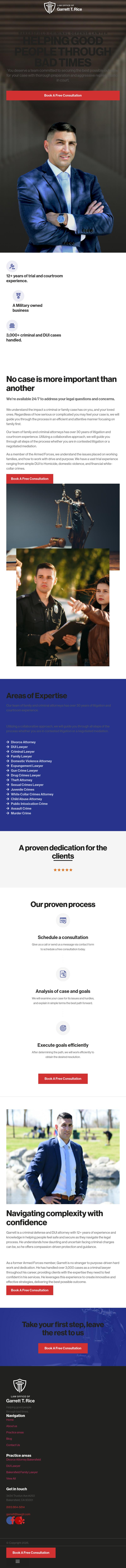 Law Office of Garrett T. Rice - Bakersfield CA Lawyers