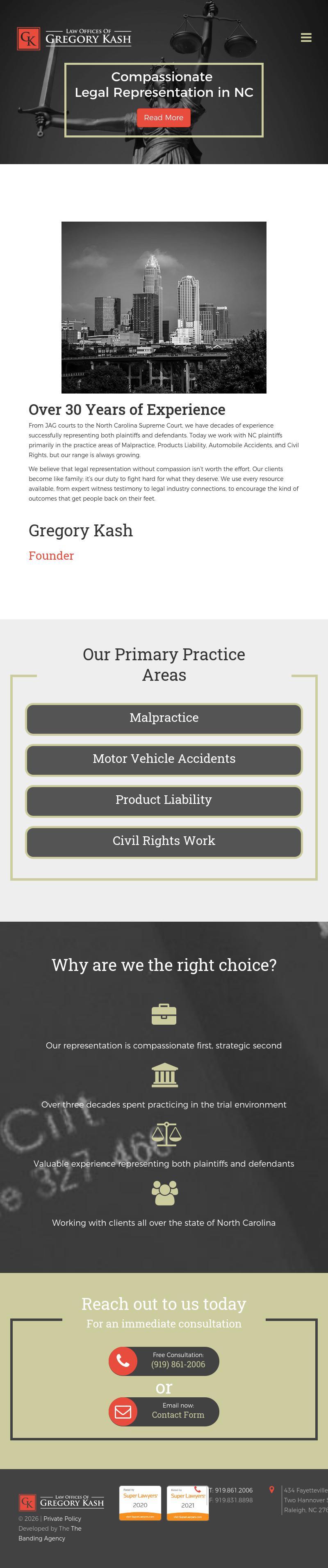 Law Office of Gregory M. Kash - Raleigh NC Lawyers