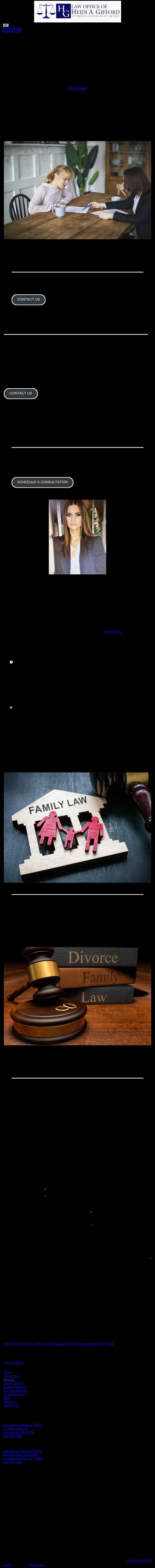 Law Office of Heidi A. Gifford - Saratoga Springs NY Lawyers