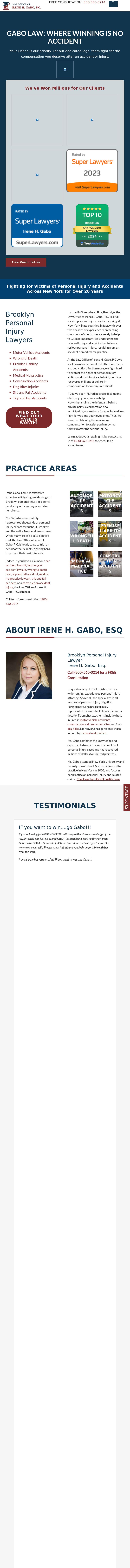 Law Office of Irene H. Gabo, P.C. - Brooklyn NY Lawyers