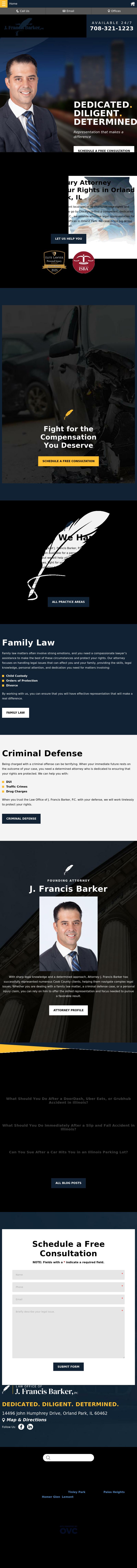 Law Office of J. Francis Barker, P.C. - Orland Park IL Lawyers