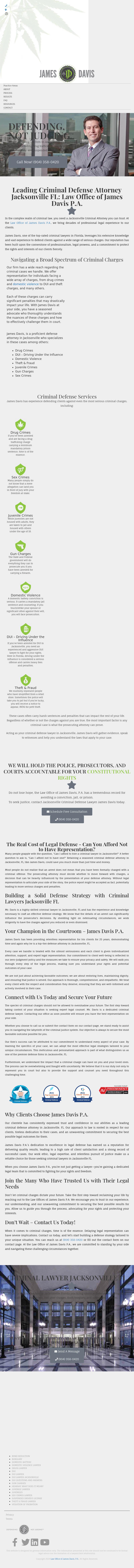 Law Office of James Davis, P.A. - Jacksonville FL Lawyers