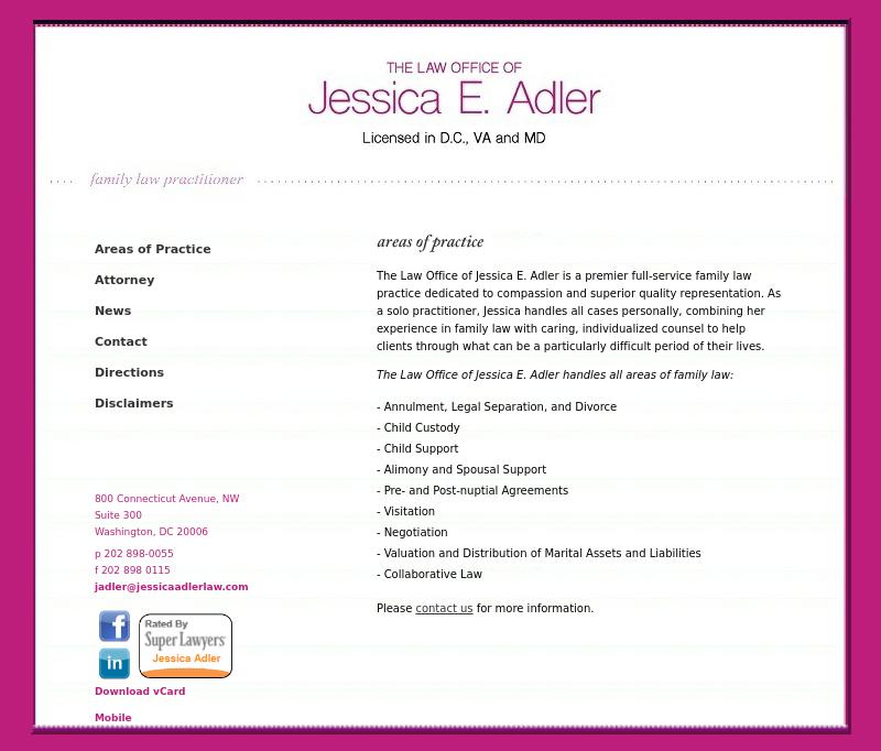 Law Office of Jessica E. Adler - Washington DC Lawyers