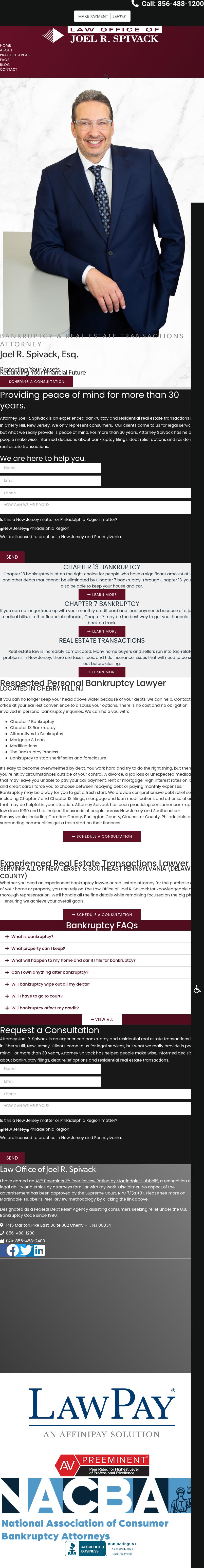 Law Office of Joel R. Spivack - Cherry Hill NJ Lawyers