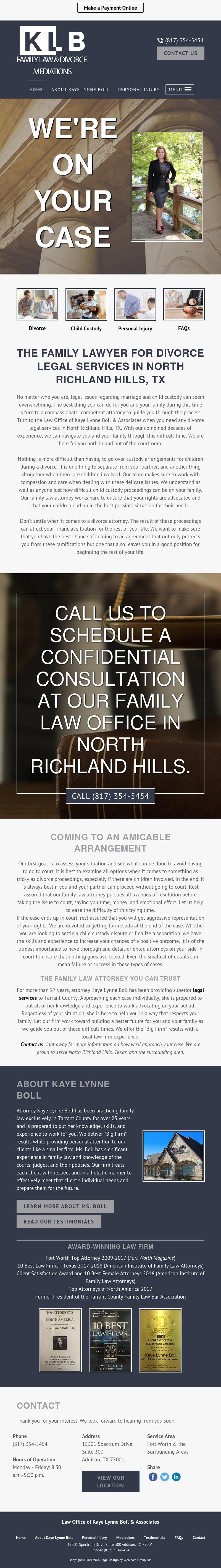 Law Office of Kaye Lynne Boll & Assoc - North Richland Hills TX Lawyers