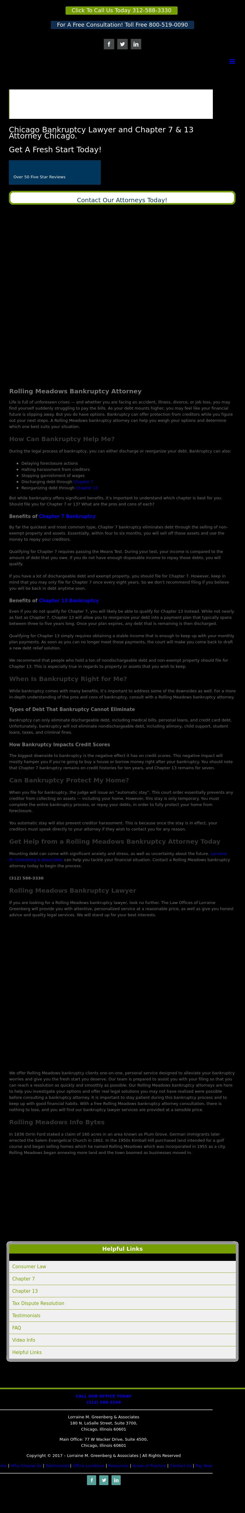 Law Office of Lorraine M Greenberg - Rolling Meadows IL Lawyers
