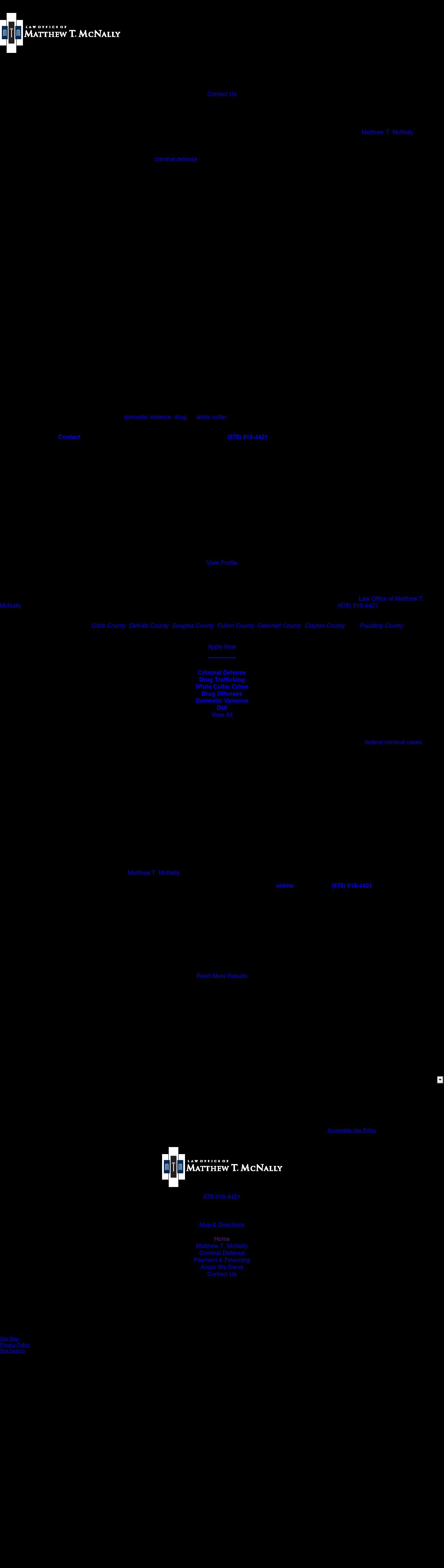 Law Office of Matthew T. McNally - Atlanta GA Lawyers