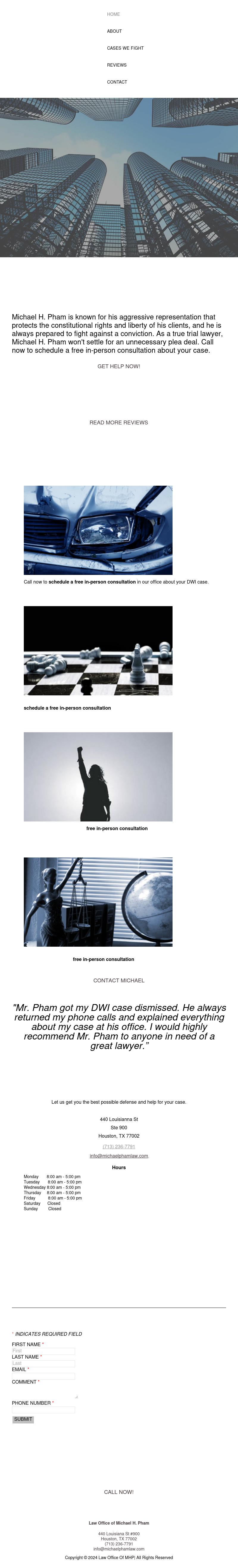 Law Office of Michael H. Pham - Houston TX Lawyers