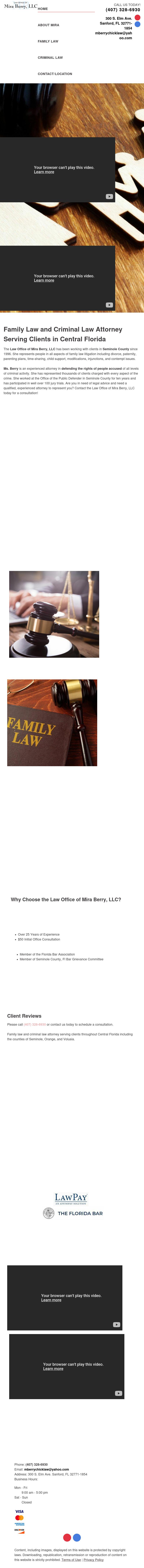 Law Office of Mira Berry LLC - Sanford FL Lawyers