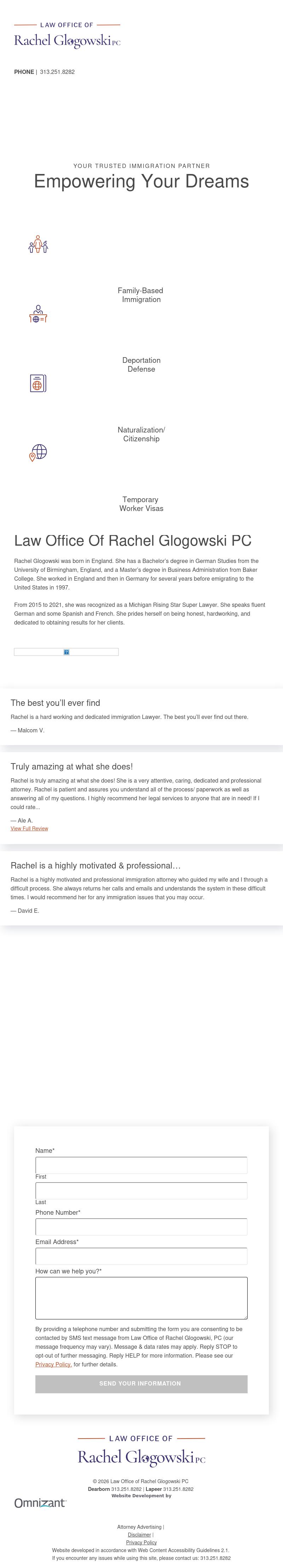 Law Office of Rachel Glogowski, PC - Detroit MI Lawyers