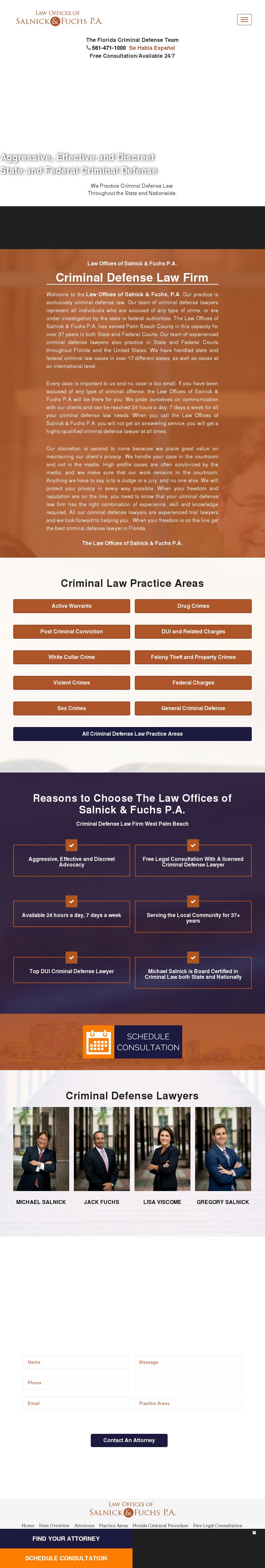 Law Office of Salnick, Fuchs & Bertisch, P.A. - West Palm Beach FL Lawyers