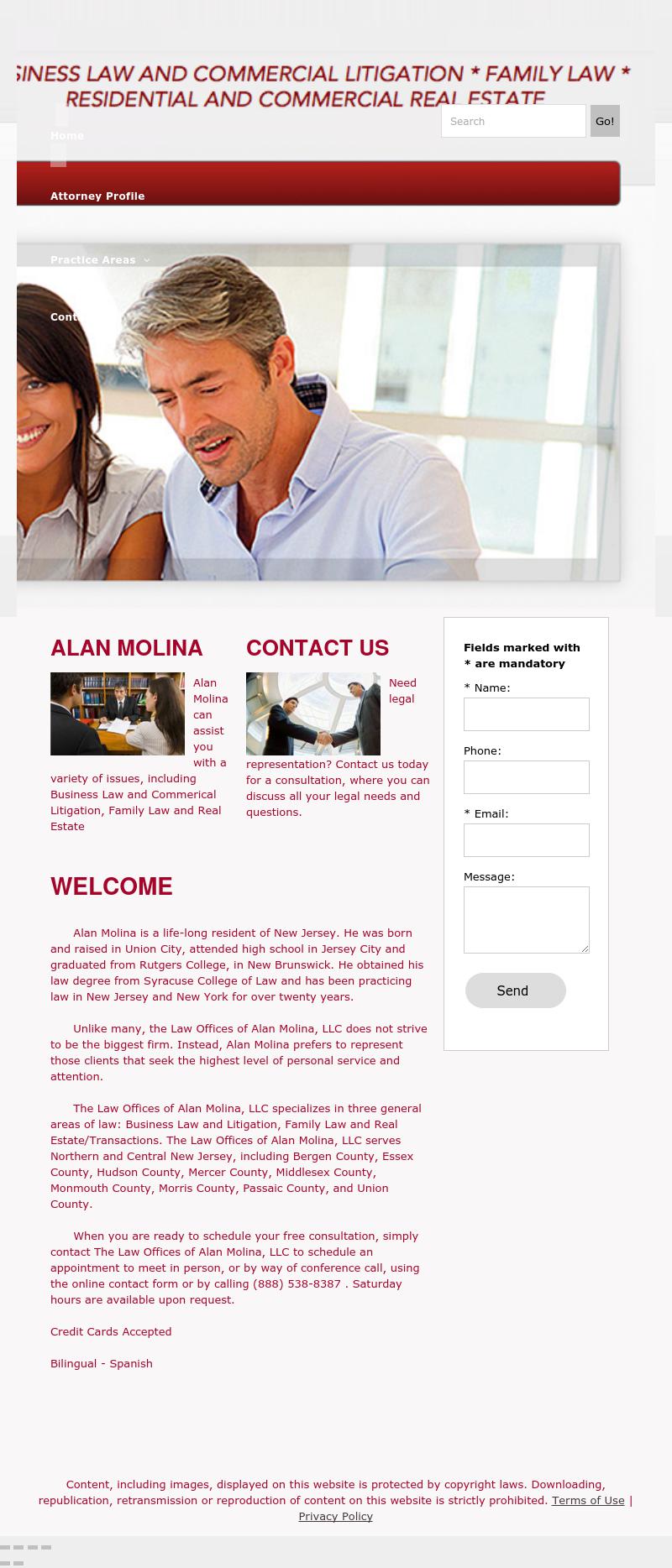 Law Offices Alan Molina - Union City NJ Lawyers