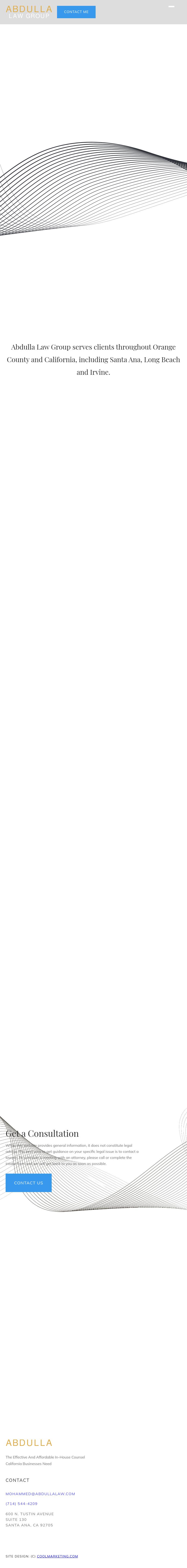 Law Offices Mohammed I. Abdulla - Santa Ana CA Lawyers