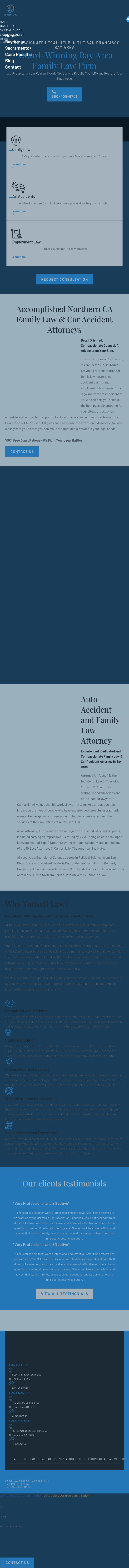 Law Offices of Ali Yousefi, P.C. - Sacramento CA Lawyers