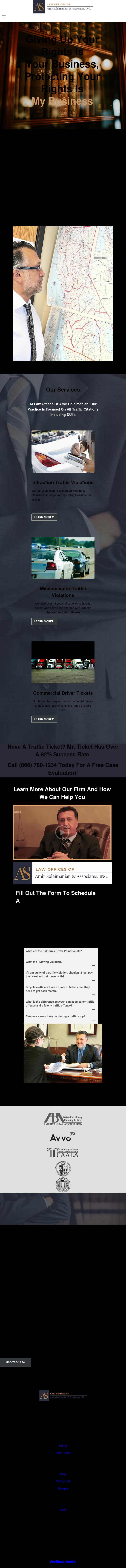 Law Offices of Amir Soleimanian & Associates - Mr. Ticket - Encino CA Lawyers