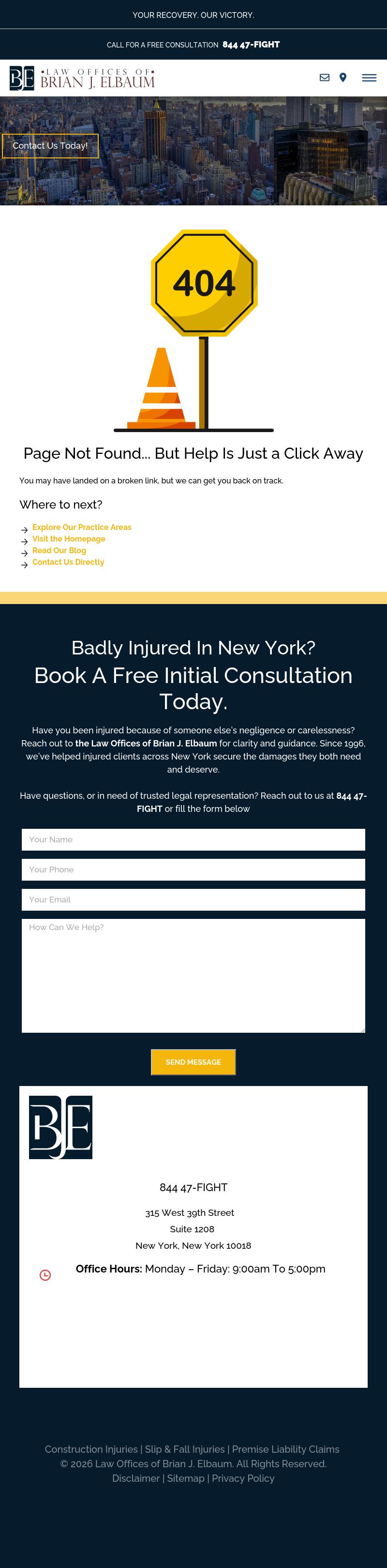 Law Offices of Brian J. Elbaum - New York NY Lawyers