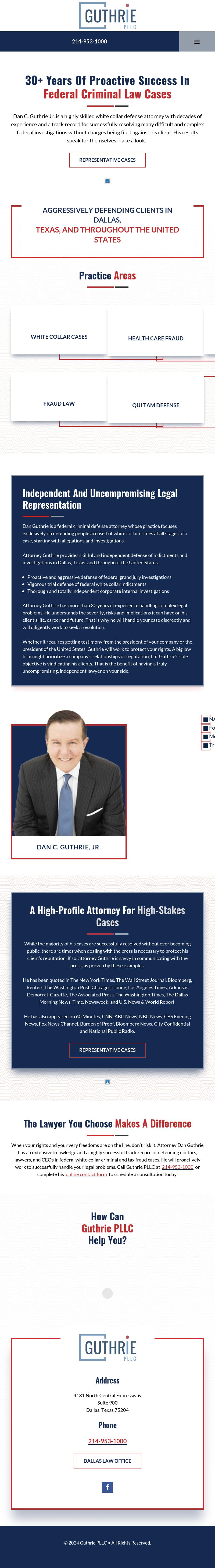 Law Offices of Dan C. Guthrie, Jr. - Dallas TX Lawyers