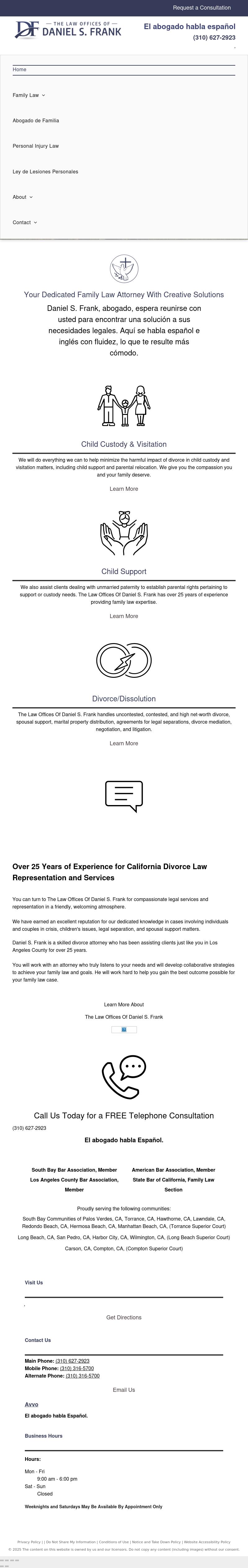 Law Offices Of Daniel S. Frank - Torrance CA Lawyers