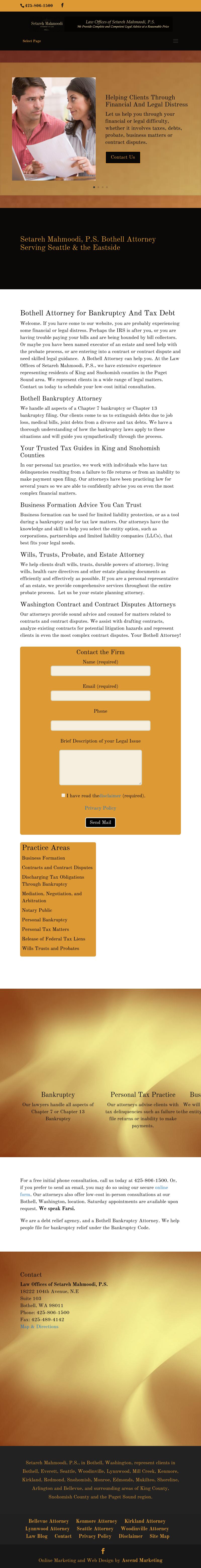 Law Offices of Douglas G. Anderson, P.S. - Bothell WA Lawyers