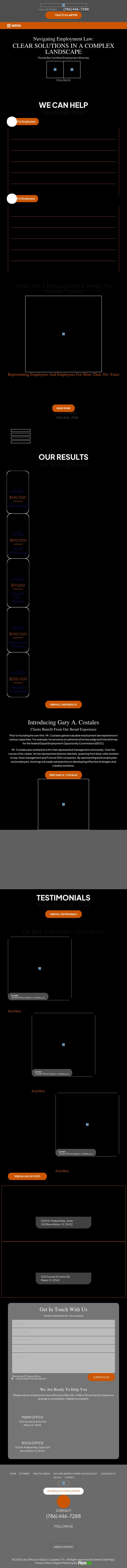 Law Offices of Gary A. Costales, P.A. - Boca Raton FL Lawyers