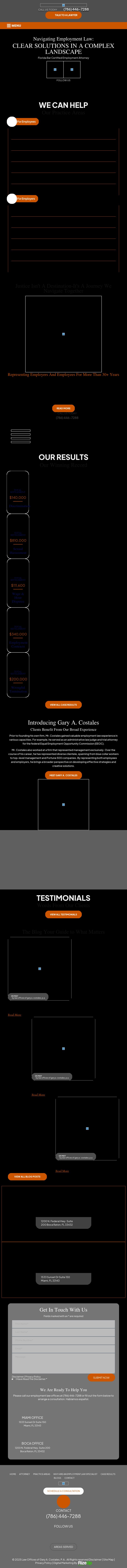 Law Offices of Gary A. Costales, P.A. - Miami FL Lawyers