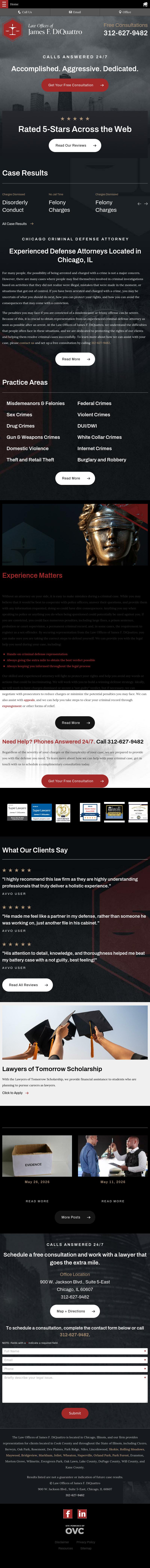 Law Offices of James F. DiQuattro - Chicago IL Lawyers