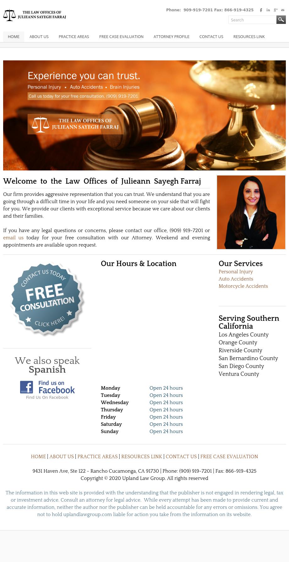 Law offices of Julieann Sayegh Farraj - Upland CA Lawyers