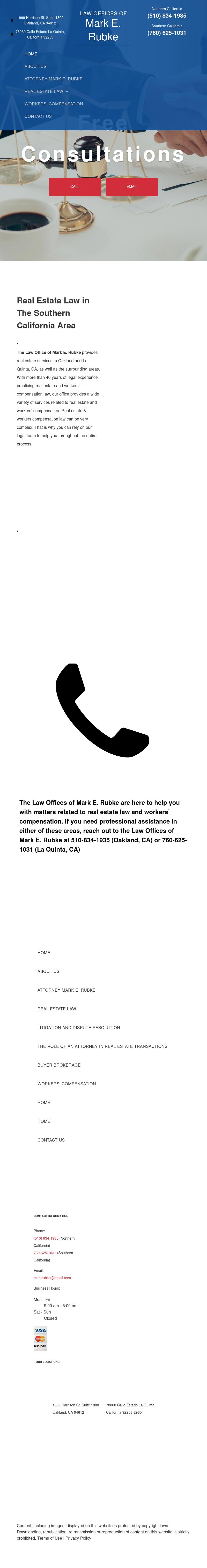 Law Offices of Mark E. Rubke - Oakland CA Lawyers