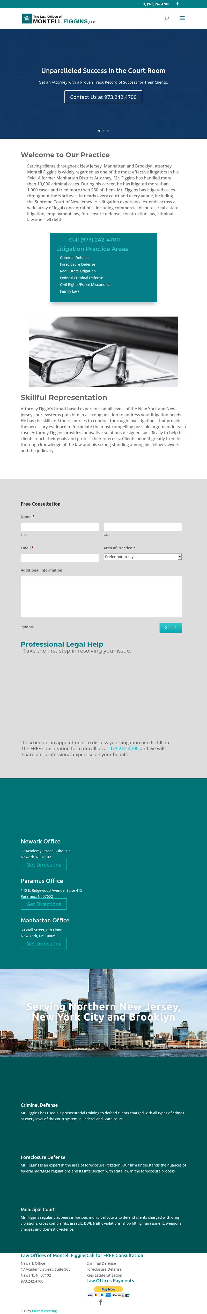 Law Offices of Montell Figgins, LLC - Newark NJ Lawyers