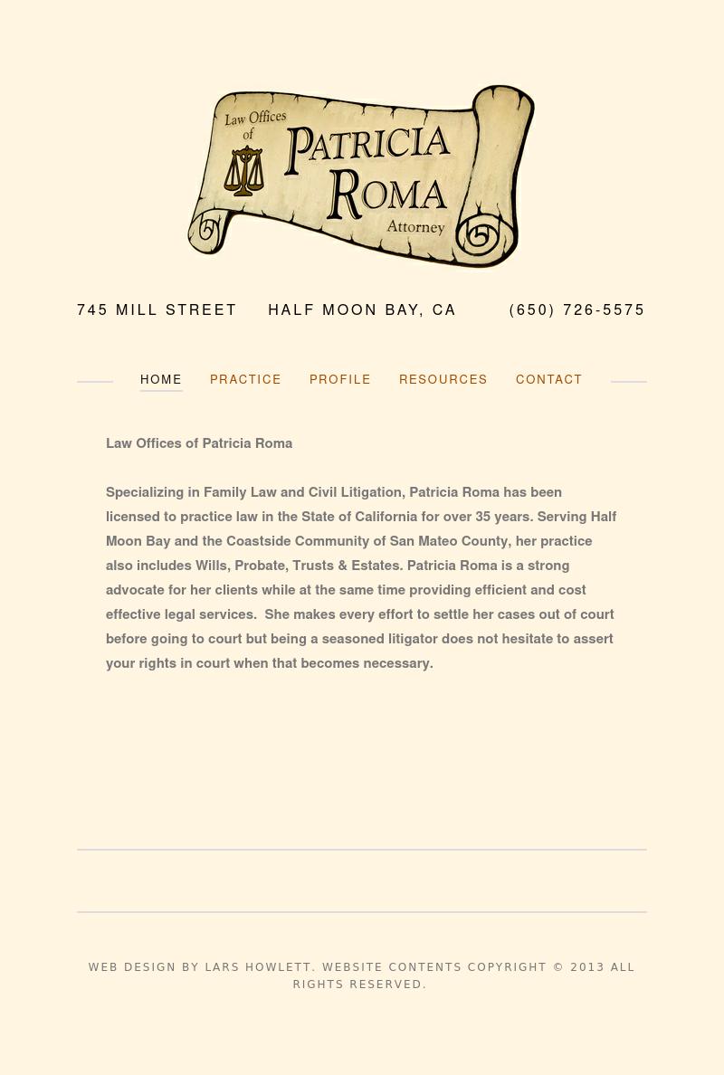 Law Offices of Patricia Roma - Half Moon Bay CA Lawyers