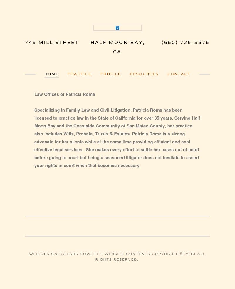 Law Offices of Patricia Roma - Half Moon Bay CA Lawyers