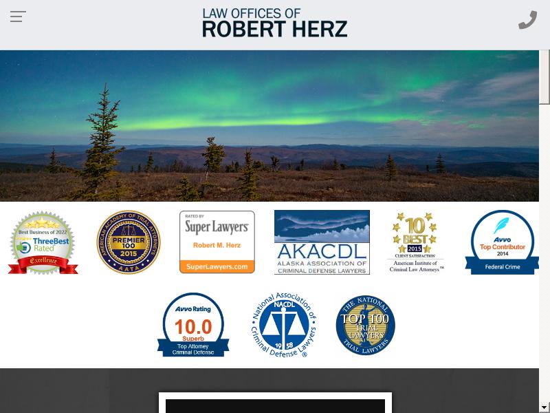 Law Offices of Robert Herz, P.C. - Anchorage AK Lawyers