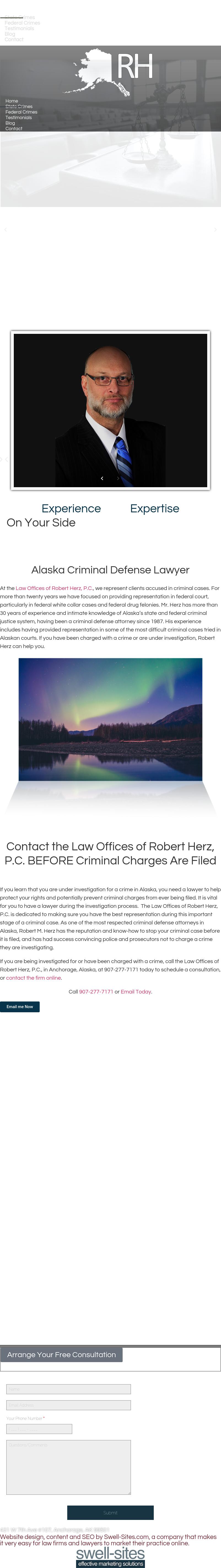 Law Offices of Robert Herz, P.C. - Anchorage AK Lawyers