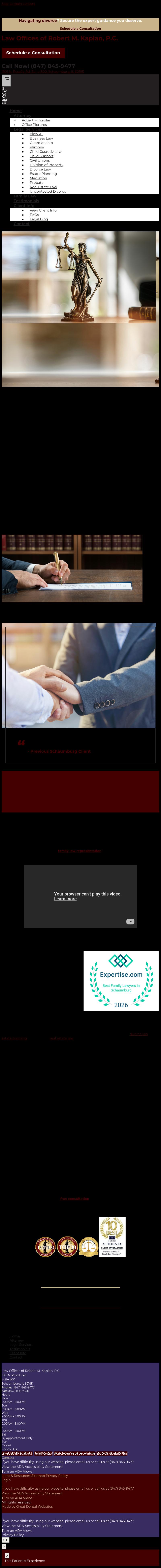 Law Offices of Robert M. Kaplan, P.C. - Schaumburg IL Lawyers