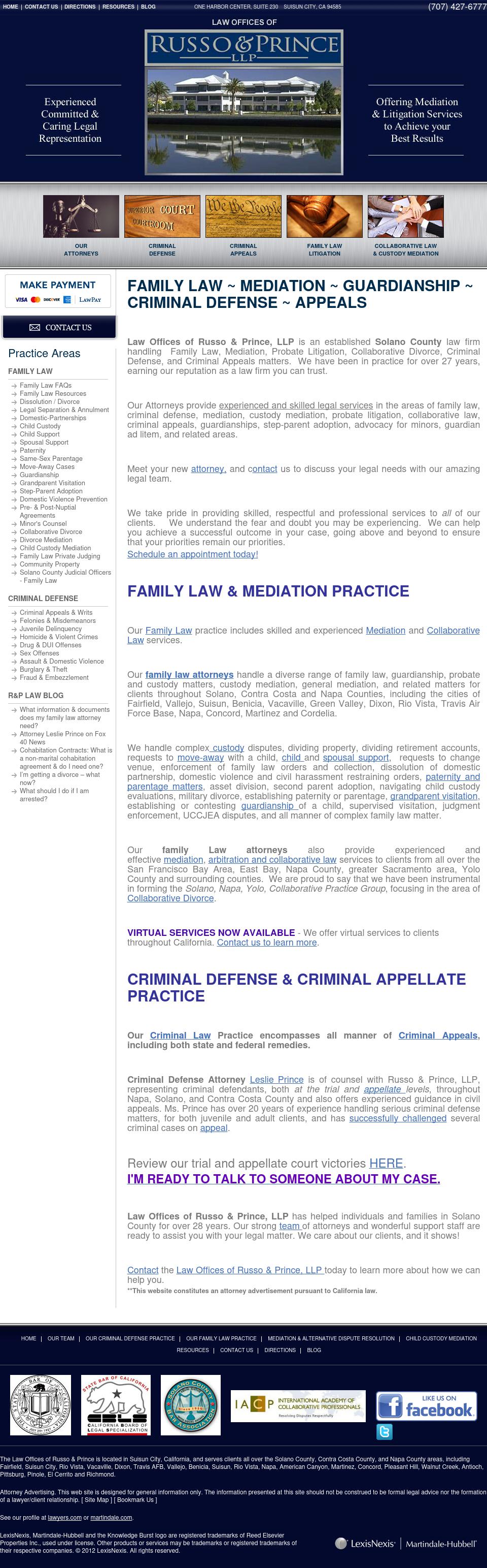 Law Offices of Russo & Prince LLP - Suisun City CA Lawyers