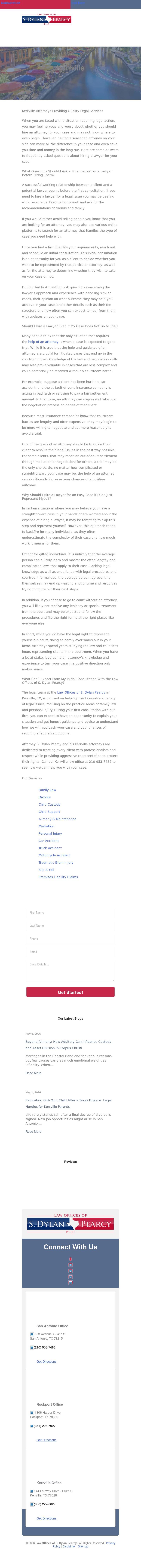 Law Offices of S. Dylan Pearcy - Kerrville TX Lawyers