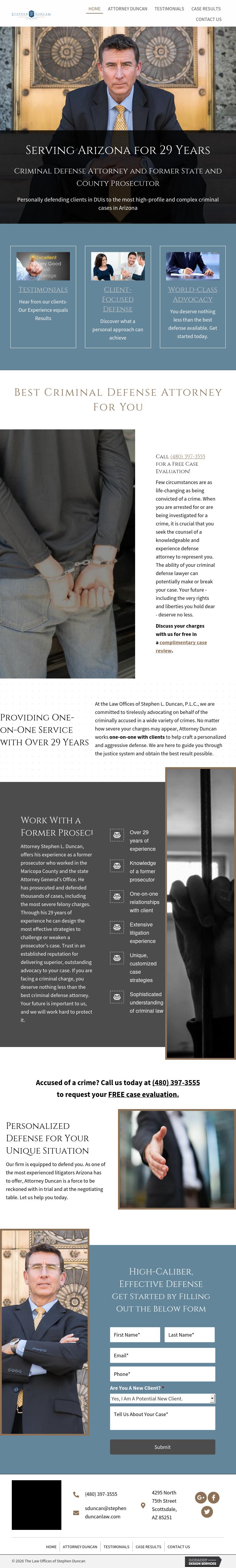 Law Offices of Stephen L. Duncan, P.L.C. - Scottsdale AZ Lawyers