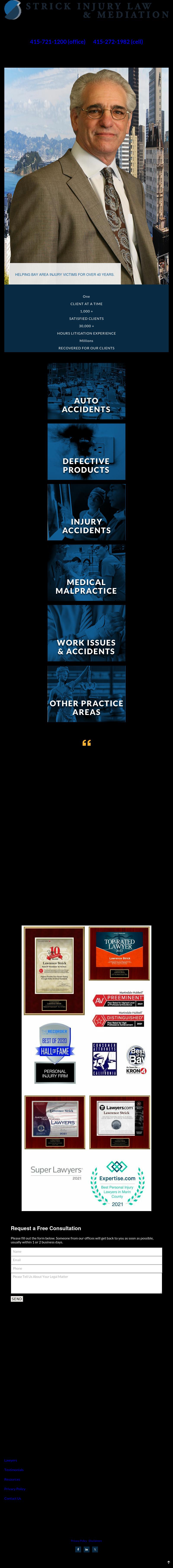 Lawrence Strick - San Rafael CA Lawyers