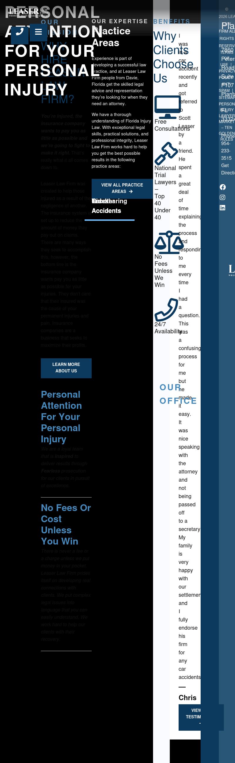 Leaser Law Firm - Plantation FL Lawyers