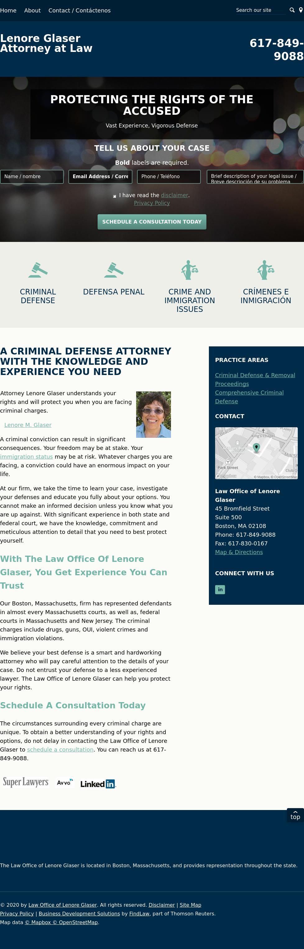 Lenore Glaser - Boston MA Lawyers