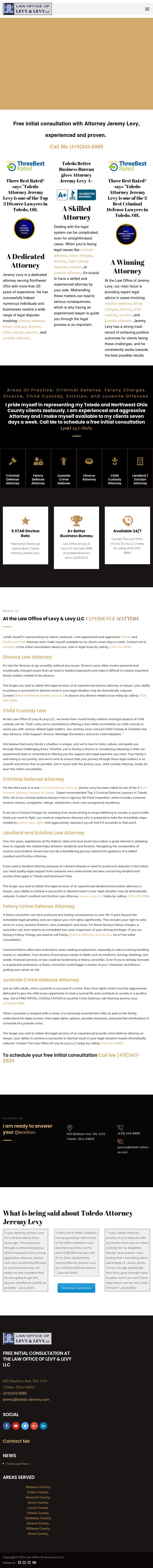 Levy Jeremy Law Offices of LLC - Toledo OH Lawyers