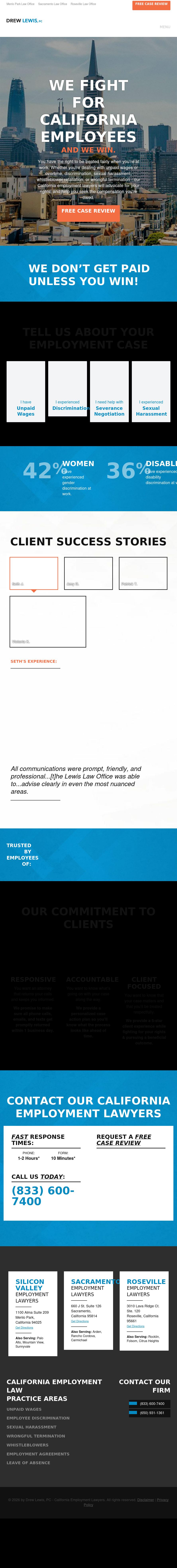 Lewis Law Office - Menlo Park CA Lawyers