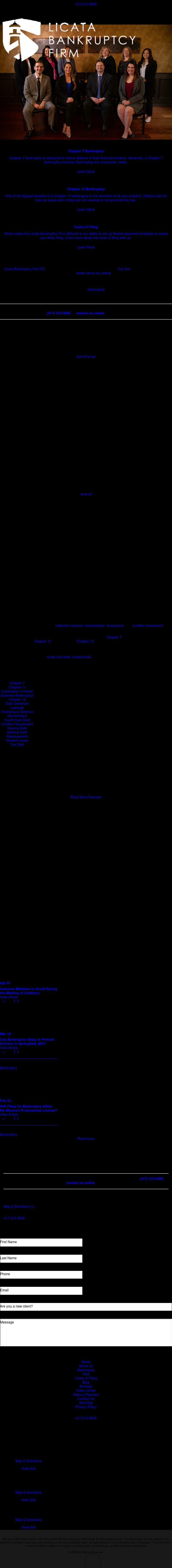 Licata Bankruptcy Firm PC - Springfield MO Lawyers