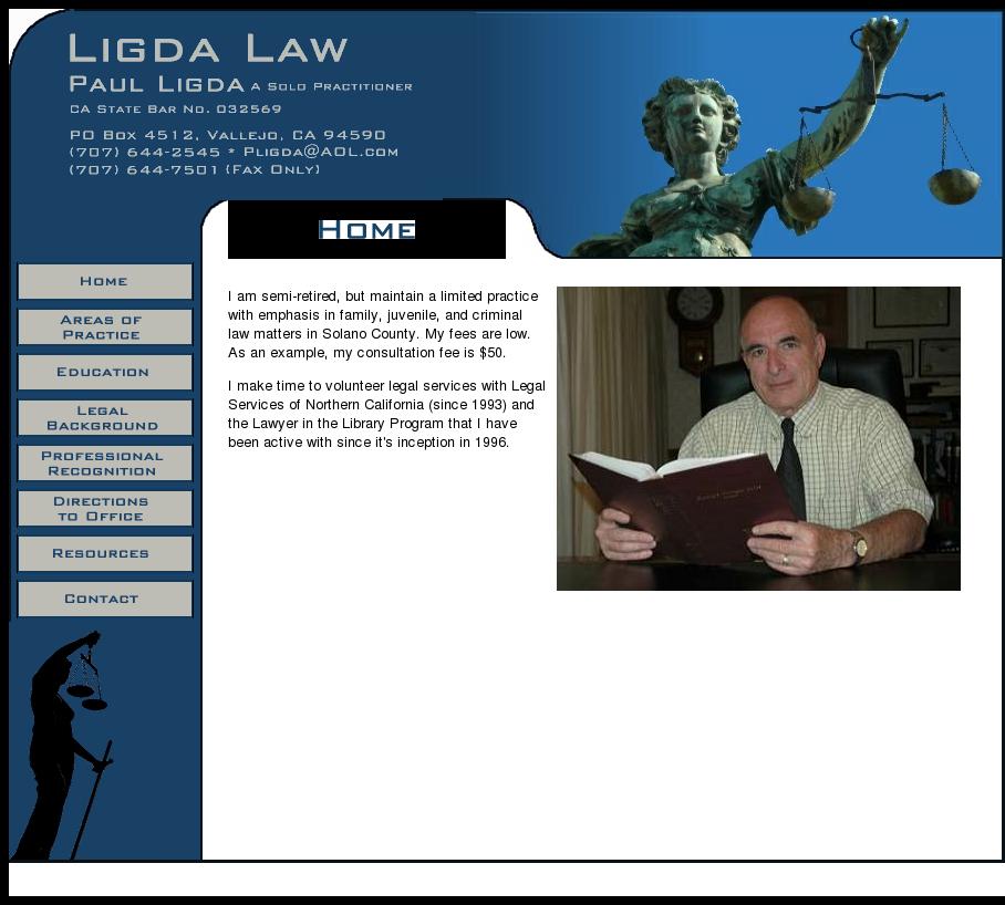 Ligda, Paul Lawyer-Atty - Vallejo CA Lawyers