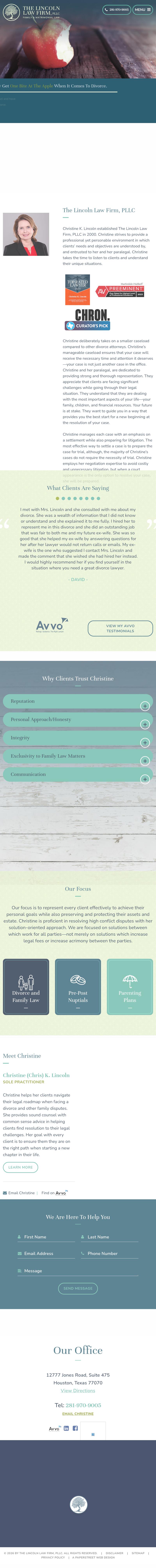 Lincoln Law Firm Pllc The - Houston TX Lawyers
