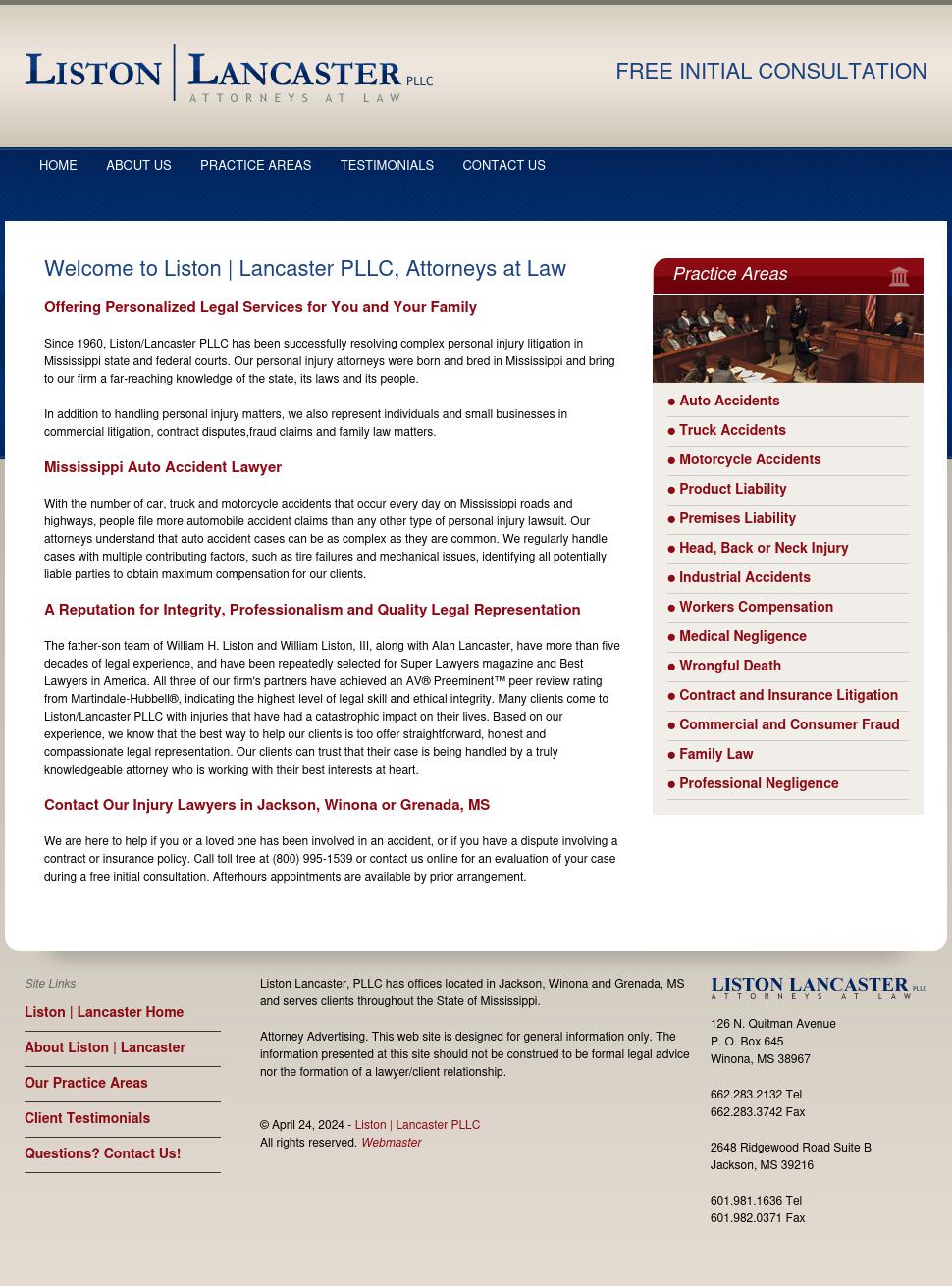 Liston Lancaster PLLC - Jackson MS Lawyers