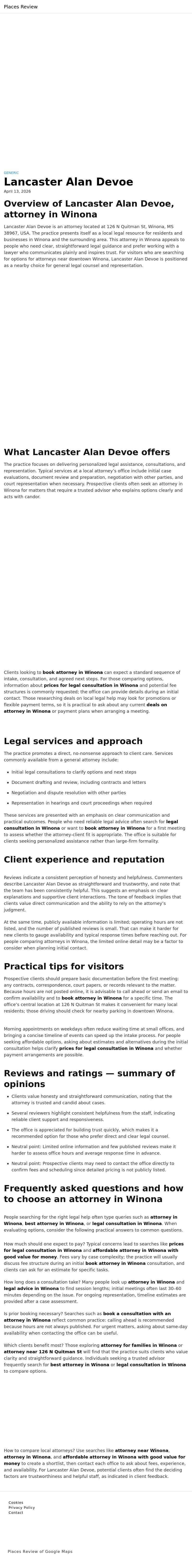 Liston Lancaster PLLC - Jackson MS Lawyers