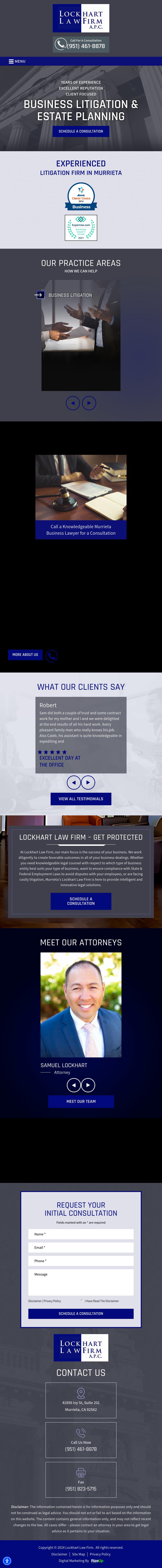 Lockhart Law Firm, APC - Murrieta CA Lawyers