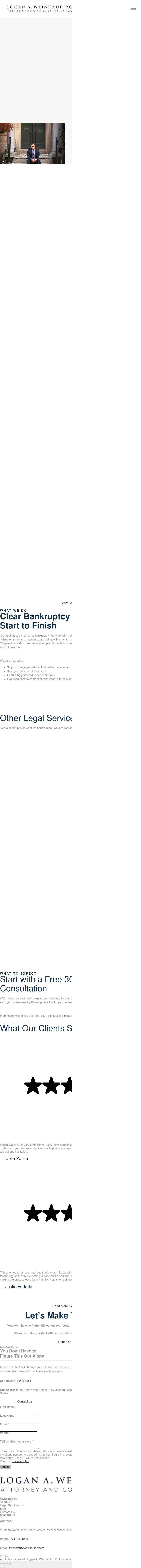 Logan A. Weinkauf, PC. - New Bedford MA Lawyers