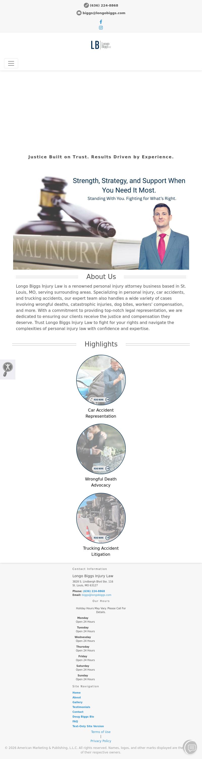 Longo Biggs Injury Law - Sunset Hills MO Lawyers